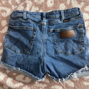 Wranglers shorts , size 28, dark blue